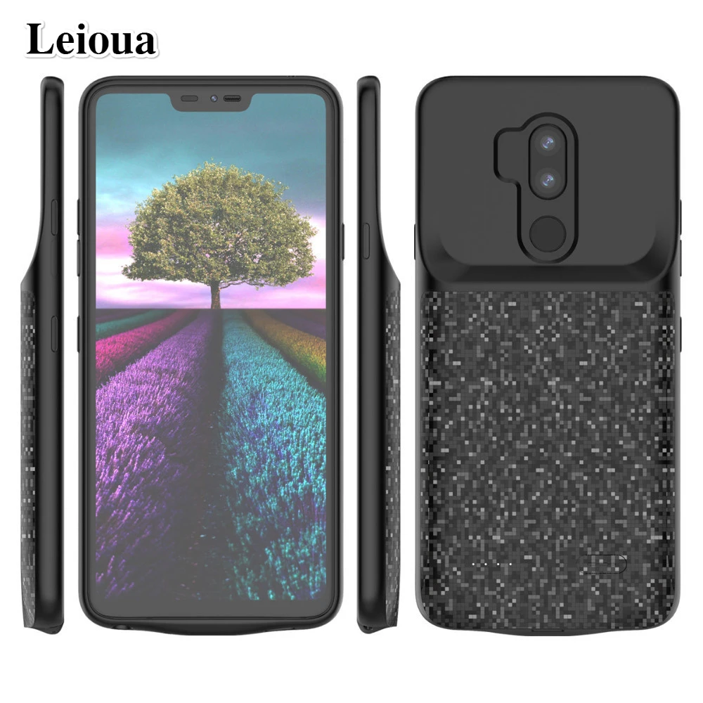 Leioua 4700 mah Батарея Зарядное устройство чехол для Lg G7 случае внешнее резервное