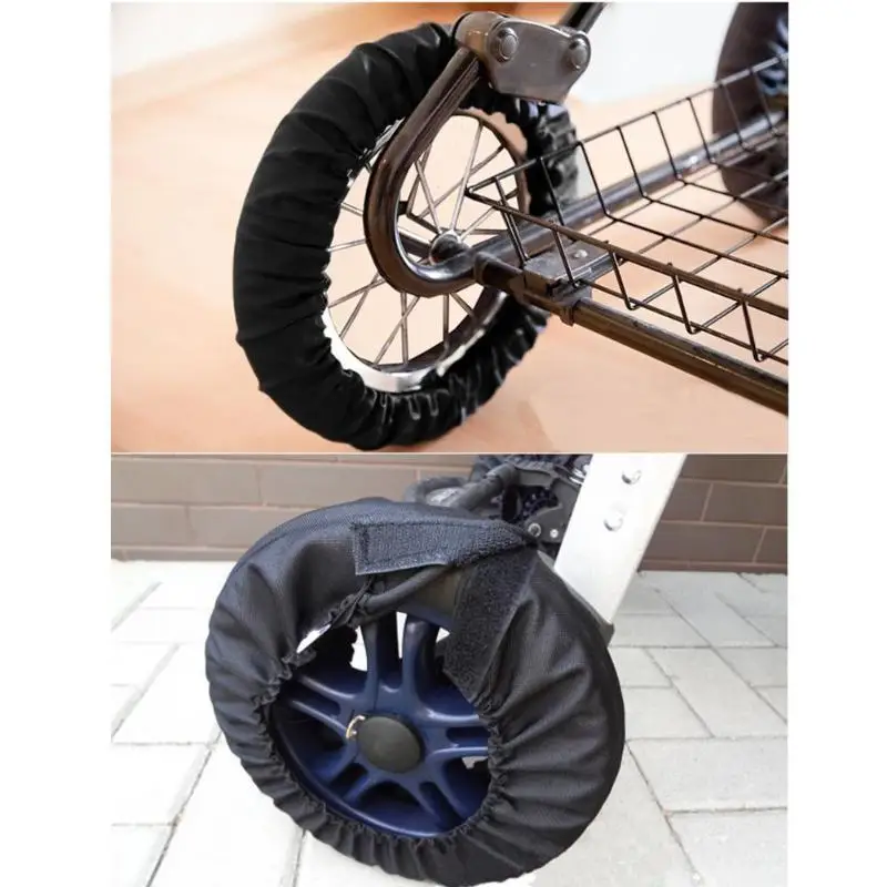 

New Stroller Wheel Anti Dustproof CoverUseful Baby Anti-Dirty Case Waterproof Nylon Protection Wheel Cover Stroller Accessories