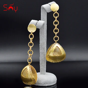 

Sunny Jewelry Romantic Earrings For Women Long Drop Dangle Earrings Hot Selling Heart Jewelry Findings For Anniversary Wedding