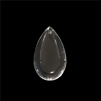 

76mm Waterdrop Shape Crystal Lamp Parts One Hole Crystal Lamp Accessories For Lighting/Lamp Decoration