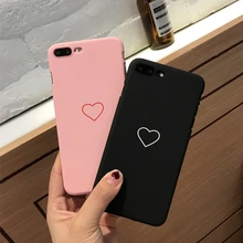 Чехол для iPhone X с милым сердечком, задняя крышка для iPhone XS MAX, Жесткий Чехол для iPhone 8, 7, 6, 6s Plus, чехол для iPhone XR