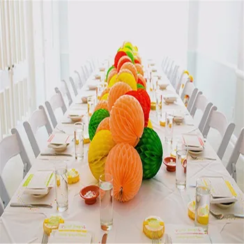 

3pcs 15cm=6inch Colorful Small Tissue Paper Honeycomb Lantern Flowers Balls Pastel Wedding Baby Bridal Shower Party Decorations