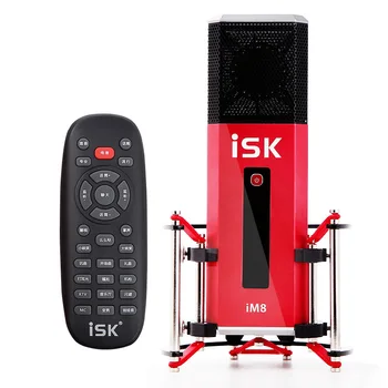 

ISK iM8 USB Professional large diaphragm live broadcasting microphone with built-in sound card/DSP effect/tuning