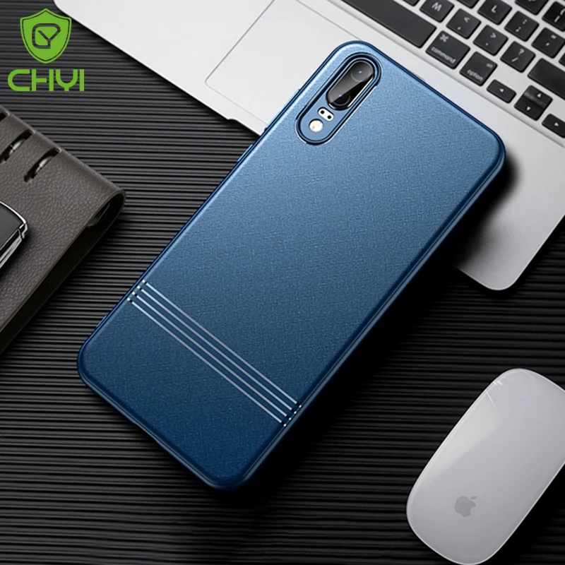 CHYI роскошный текстурный чехол для huawei p20 pro магнитный автомобильного держателя