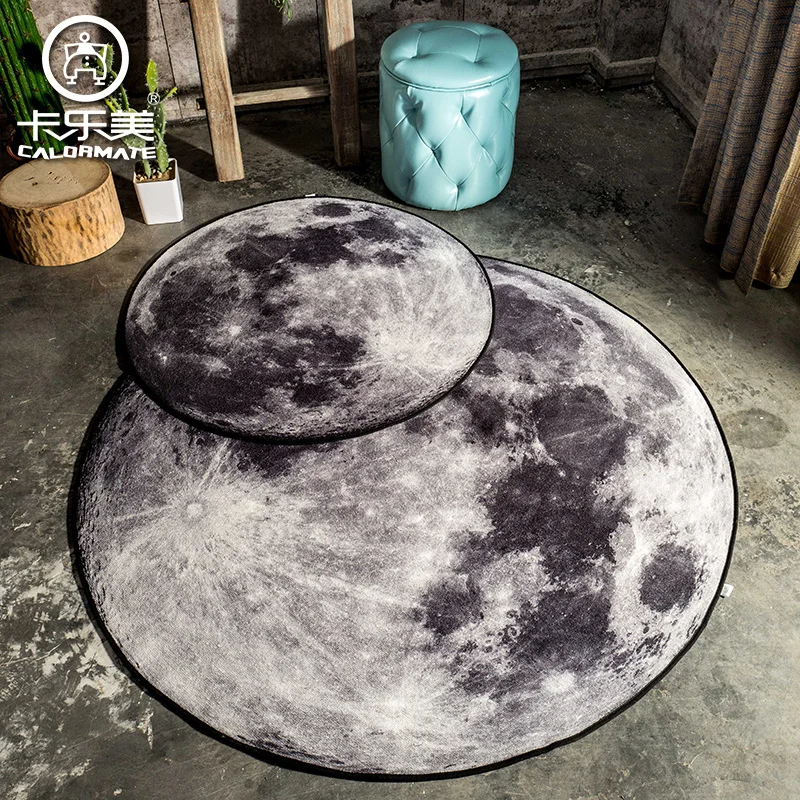 200cm * 200cm New Ideas The Moon Circle Carpet, The Rugs Of Bedroom Living Room Study, Nylon Kitchen Bath Mat.