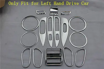 

Interior Accessories Whole Kit Cover Trims 18pcs for Nissan Qashqai 2014 2015