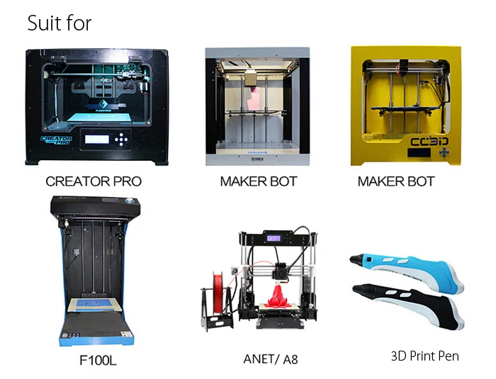 Anet 340 м 1,75 мм PLA 3D печать нити биоразлагаемый материал для 3d принтера