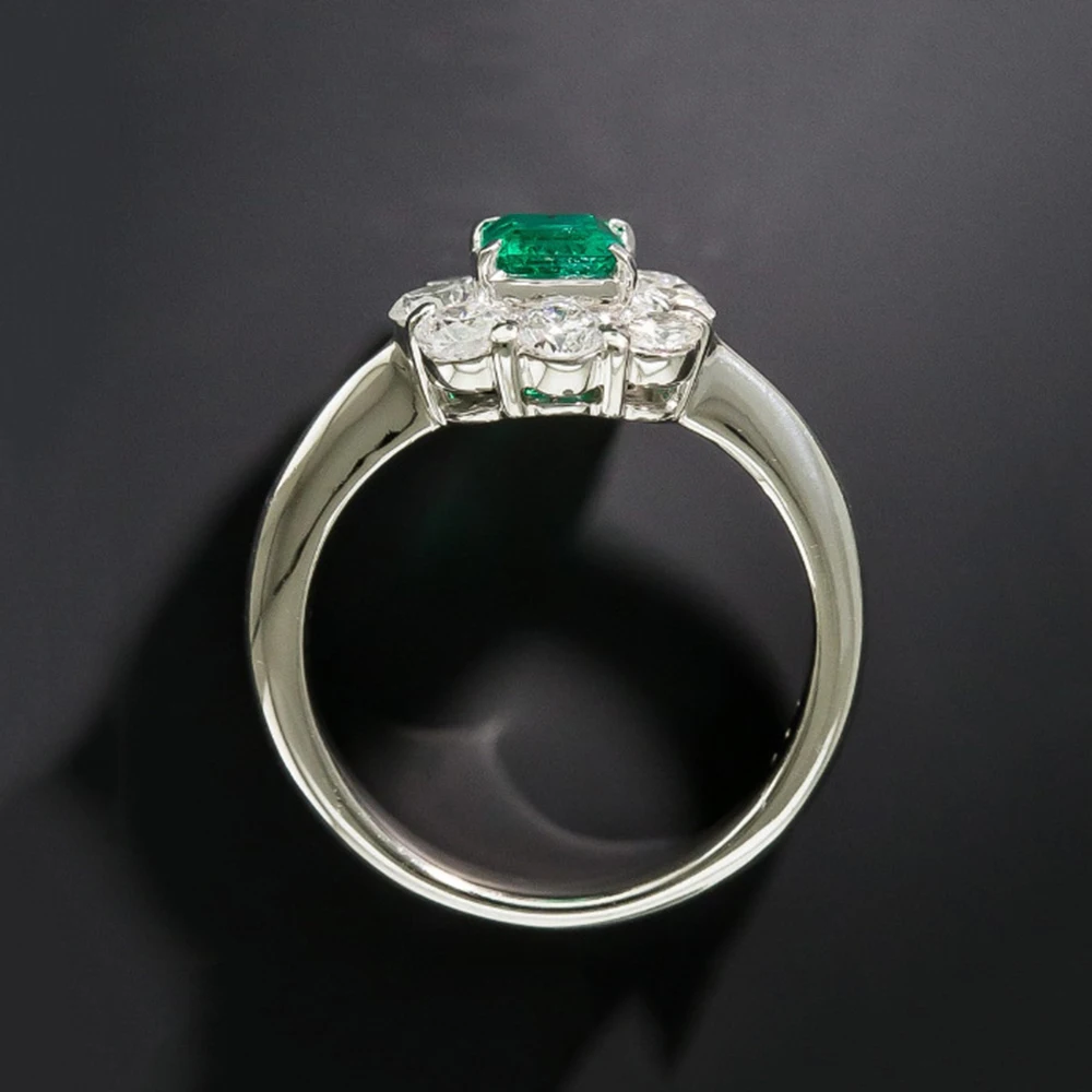 Bague Ringen, винтажное женское серебро 925, ювелирное изделие, изумруд, кольца, зеленый драгоценный камень, на свадьбу, юбилей, хорошее ювелирное изделие, кольцо,, подарки