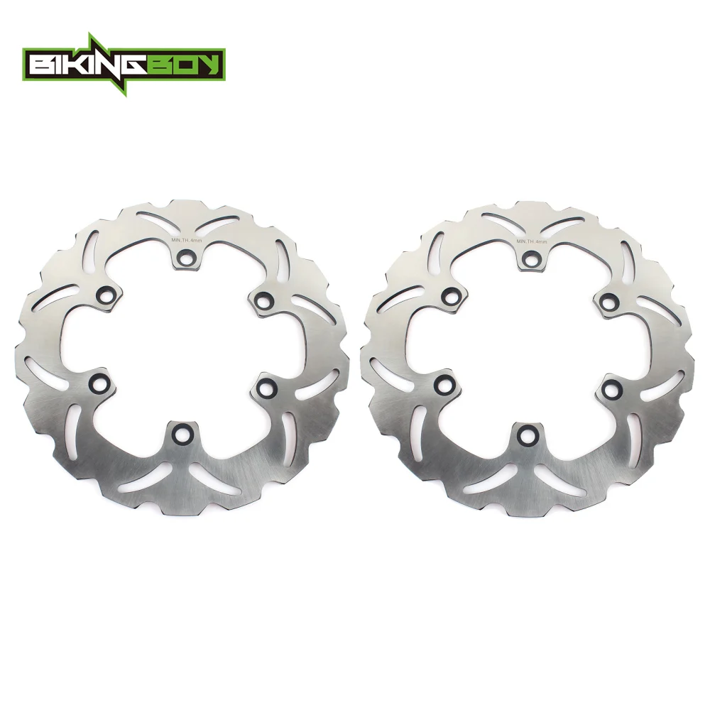 

BIKINGBOY Front Brake Discs Rotors Disks for GPZ600R GPZ500S GPZ 750 R UNITRAK GTR ZG 1000 CONCOURSE ZX 750 FX400R Z GP 600 Z400