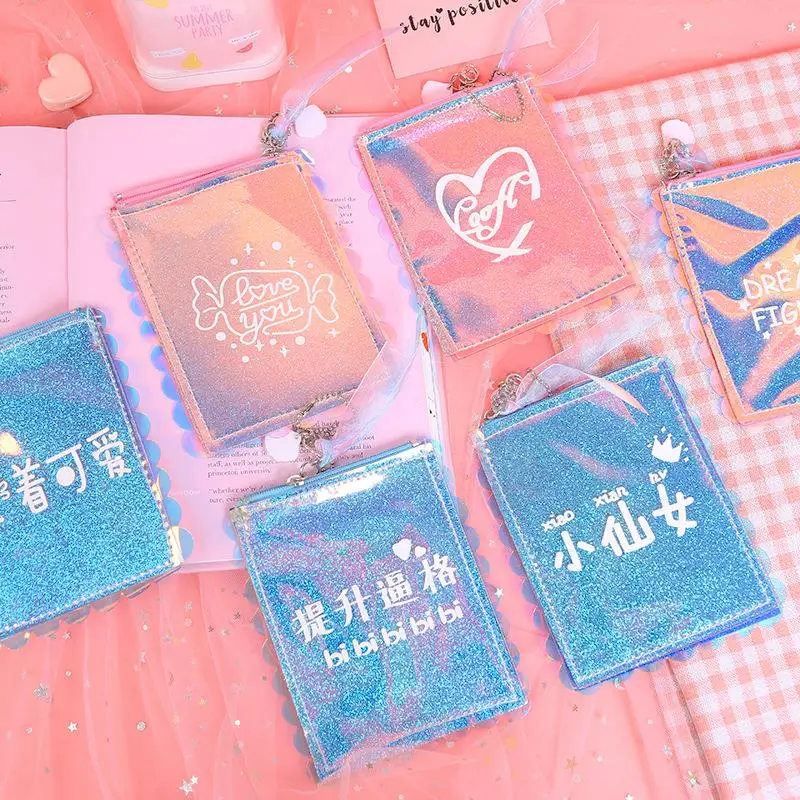 

Fashion Laser Coin Purses Holder Candy love Girl Kids Mini Change Wallets Money Bag Coin Bag Children Women Gift Zipper Pouch