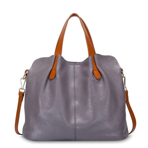 Bolsas de Couro Bolsas para Mulheres Bolsas de Ombro 100% para Mulheres do Sexo Feminino Genuíno Bolsas Crossbody Bolsa Feminina Tote Mod. 95313