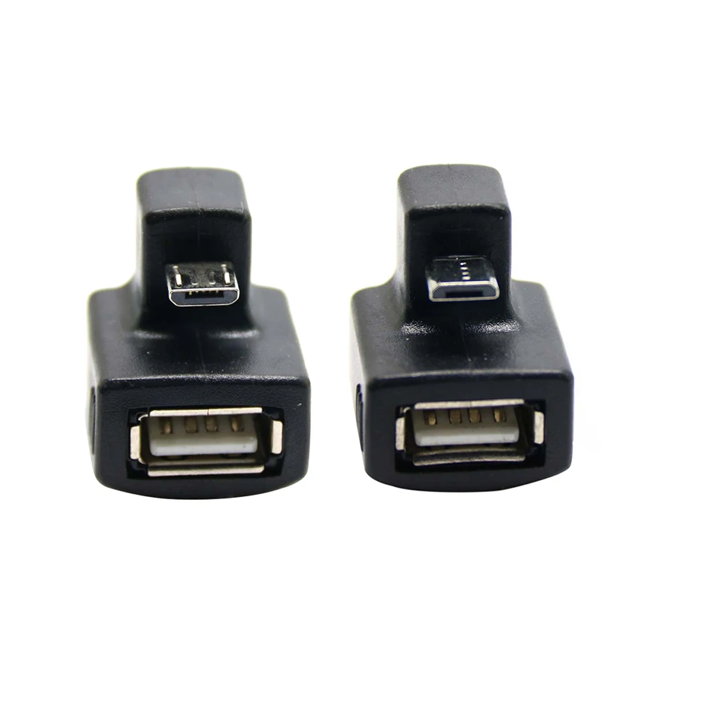 Новый Полезный верхний/нижний локоть 180 градусов Micro Usb Otg к Женский удлинитель