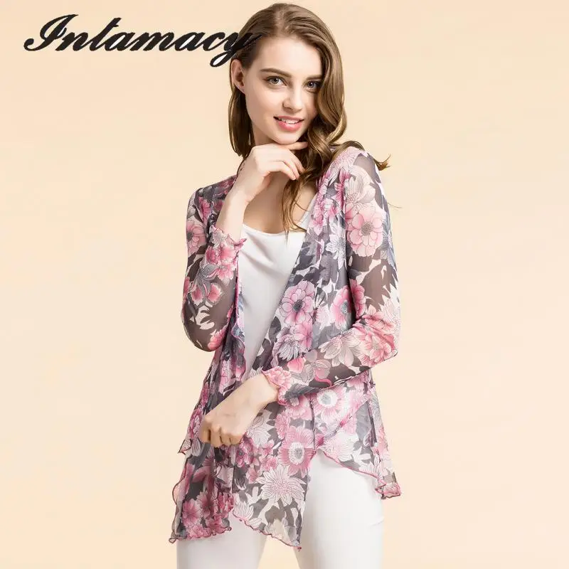 The New Summer 100% REAL Silk Shawl Cardigan In