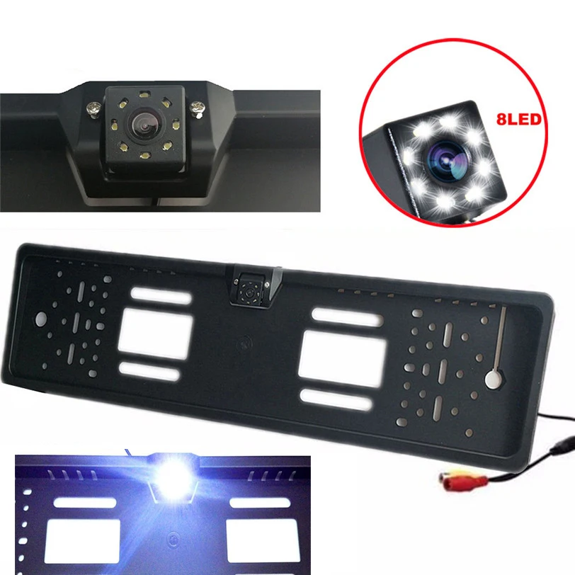 4 3 'monitor + беспроводная Европейская Автомобильная HD 8 светодиодная рамка для