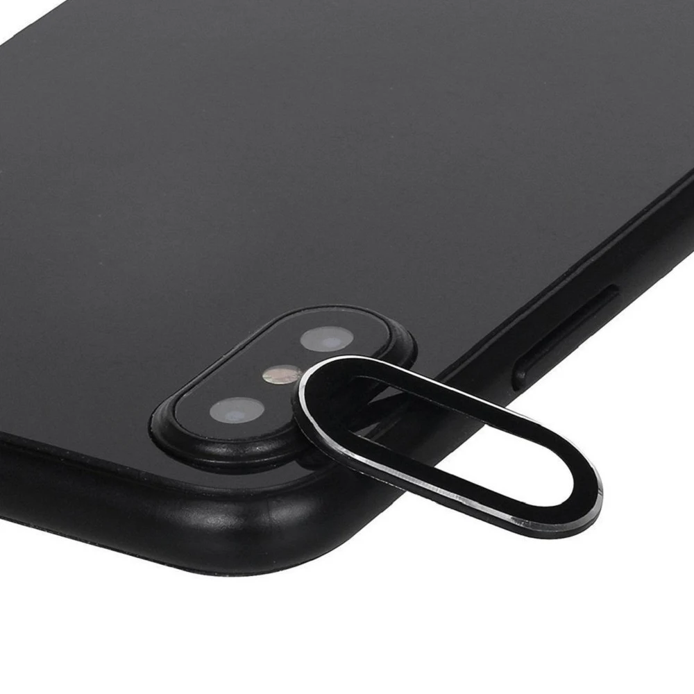 PORTEFEUILLE Smart Phone Camera Metal Lens Film Protector Camera Guard Ring Bumper For Iphone X XR XS MAX Lens Protection Ring (51)