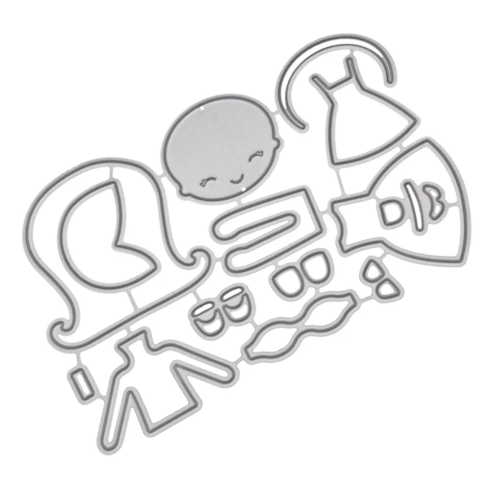 

DIY Carbon Steel Greeting Card Cutter Dies Handmade Molding Cutting Scrapbook Craft Die