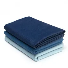 Новое поступление 50*150 см тонкий хлопок синие джинсы джинсовая ткань цвета индиго для шитья лоскутное платье Одежда DIY ремесла