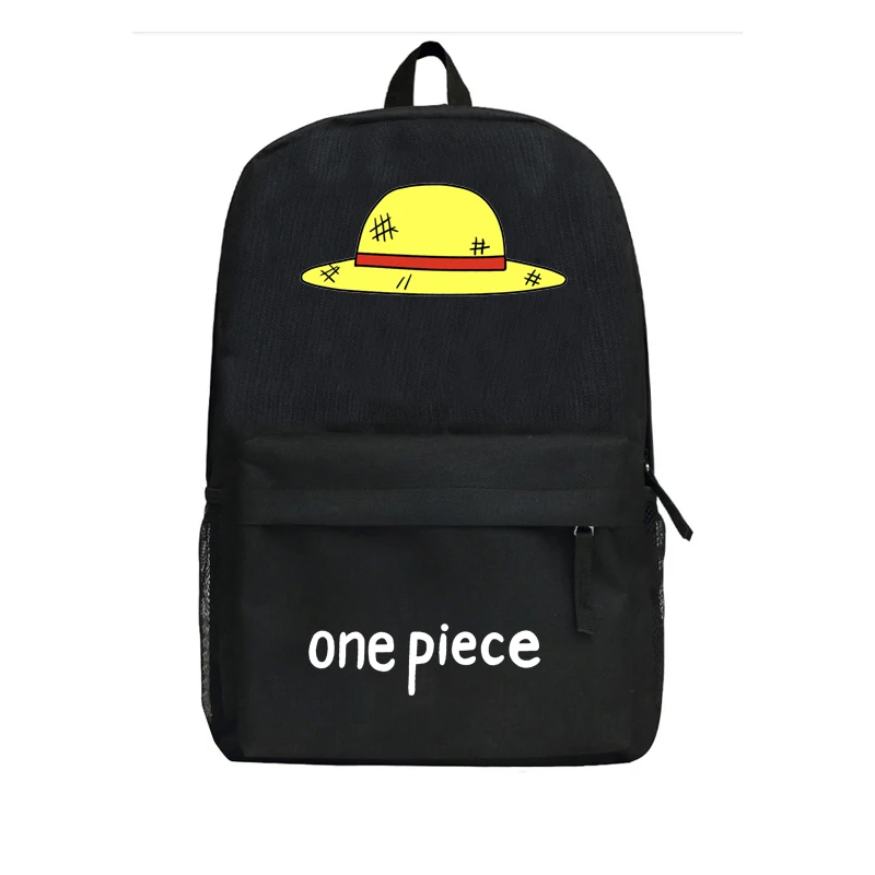 Аниме цельный рюкзак Luffy мультфильм ророноа Зоро Сумки Оксфорд школьная сумка