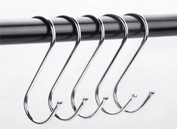 

[Free shipping] Stainless Steel Hanger Hook, Storage Hanger Used in Kitchen, Bathroom and Closet (10 Pieces/ Lot)