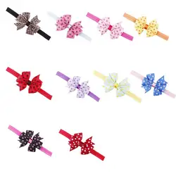 

2015 new Lovely Children's Elastic Force Hair Band Princess Baby Girl Bowknot Hairband