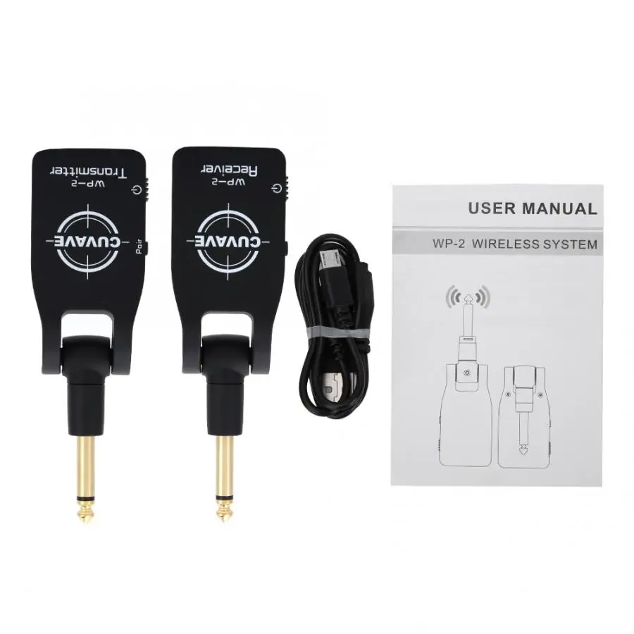 Electric Instrument Electric Guitar WP-2 Rechargeable Wireless Guitar System Receiver&Transmitter For Electric Guitar High