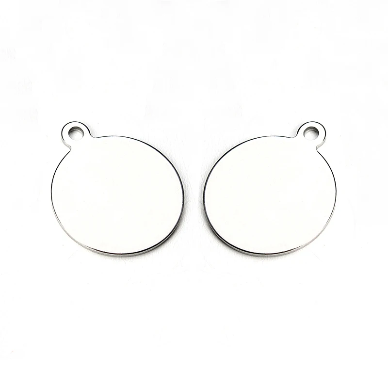 

10pcs/lot Dia 18.5mm Stainless Steel Round Floating Charms For Bracelet Necklace Blank Stamping Tags Diy Jewelry Making F3751