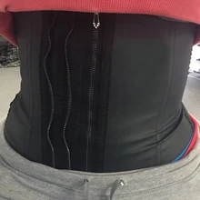 Плюс размер регулируемый 3 молнии латексный пояс cinchers 4/9 стальных костей агрессивный тренажер талии брюшной похудение латексный утягивающий корсет