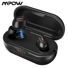 Mpow T5/M5 M-Free Bluetooth 5,0 TWS наушники Aptx IPX7 водонепроницаемые спортивные наушники с шумоподавлением микрофоном для iOS Android телефона