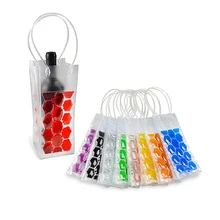 Многоразовое ледяное пиво охладитель ПВХ сумка бутылка вина морозильник сумка охлаждающий держатель геля перевозчик