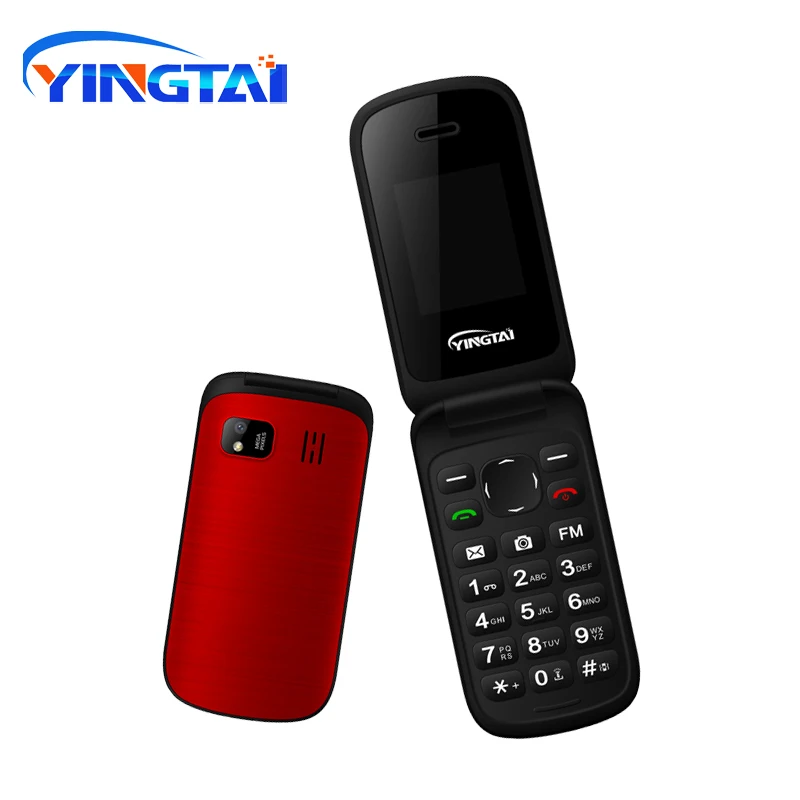 Оригинальный YINGTAI T26 функциональный мини телефон раскладушка GSM Две Sim карты MTK