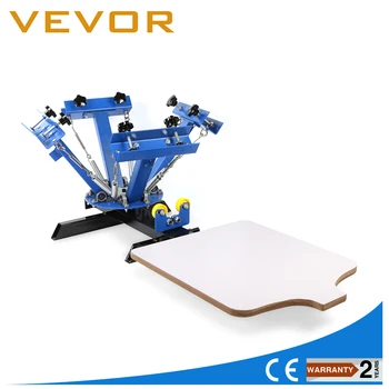 

VEVOR Screen Printing Machine 1 Station 4 Color Screen Printing for T-shirt DIY Screen Printing Press Silk Screen