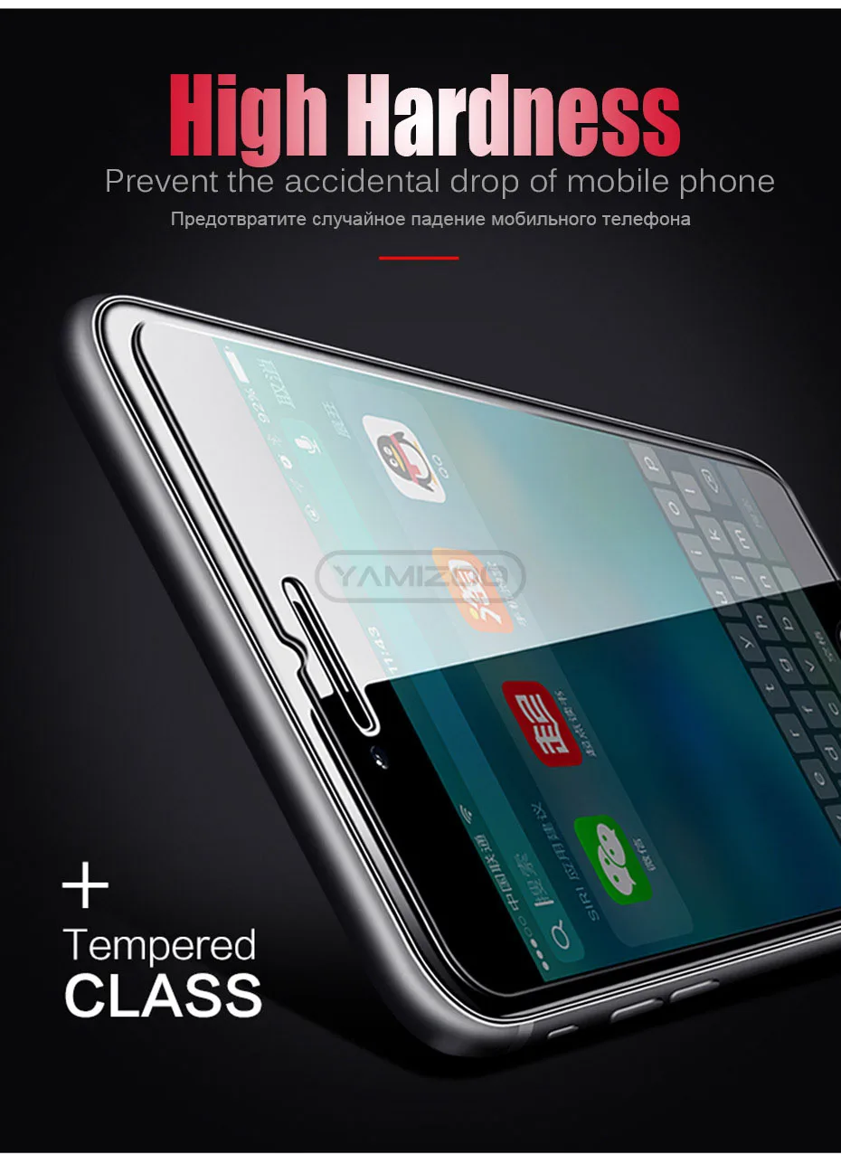 YAMIZOO Screen Protector For iPhone 5s se 5 Tempered Glass On The Screen Protective Glass For iPhone 6 6s 7 8 Plus x Glass Film (8)