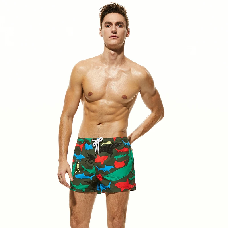 Новое поступление мужские пляжные шорты летний купальный костюм высокого качества удобные мужские плавательные костюмы быстросохнущие мужские купальные костюмы