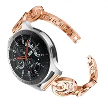 22 мм Нержавеющая сталь металлическое ювелирное изделие ремешок для наручных часов для samsung Galaxy Watch 46mm Шестерни S3 Frontier S3 классические ремни Напульсники