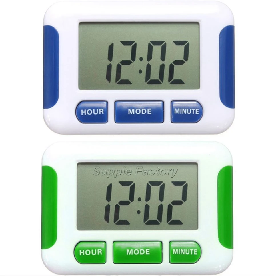 200 pcs Free DHL Alarm Clock 5 Groups Noisy Bell 12/24 Hours Countdown Multi Kitchen Home House Lab | Дом и сад
