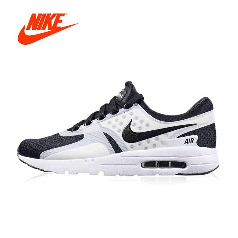 Original New Arrival Authentic NIKE AIR MAX ZERO ESSENTIAL Men's Breathable Running Shoes Sport Outdoor Sneakers 876070-101