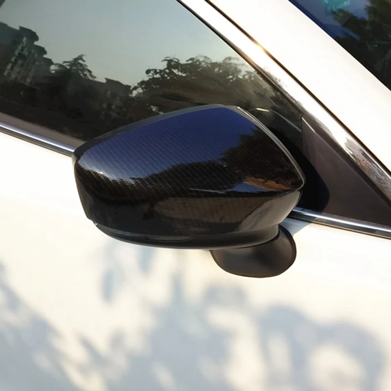 

Free Shipping High quality Carbon Fiber Motor Car Automobile Rearview Mirror Cover For Mazda CX4 CX5 CX-4 CX-5