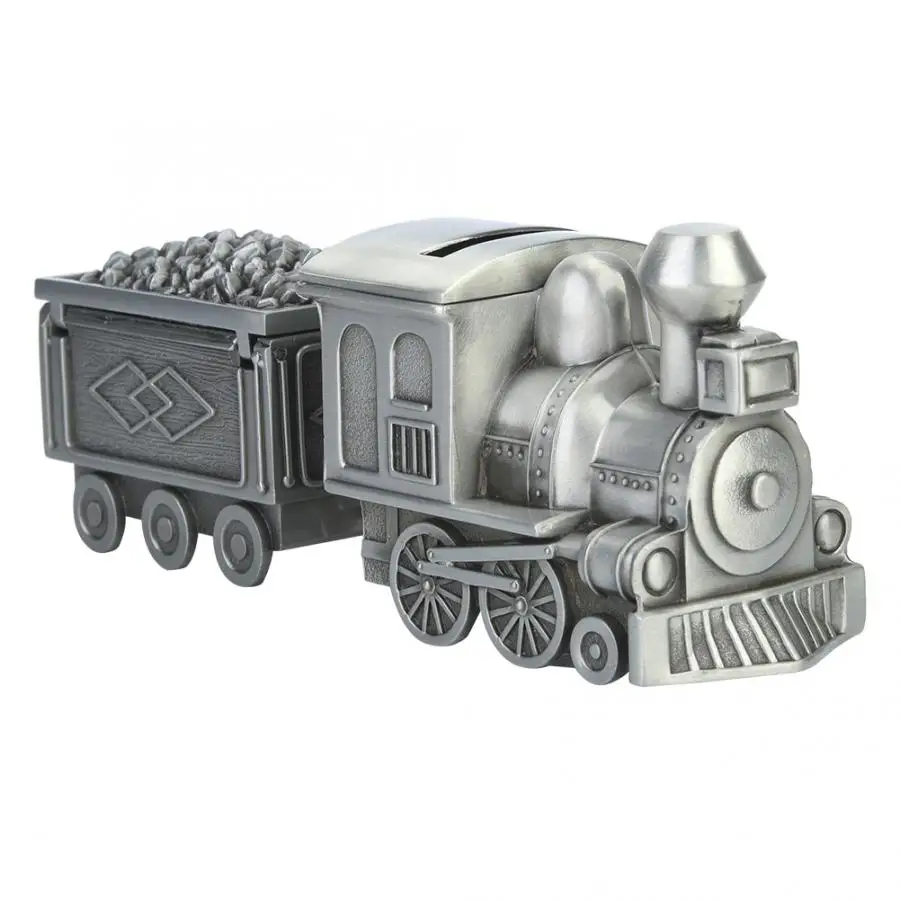 

Money Boxes Money Box Children Money Saving Bank Retro Train Model Coin Saving Money Box For Table Decoration Cash Box Pvc