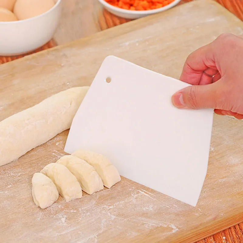 Бытовые кухонные ножи шпатель для торта шпатель для теста скребок для масла трапециевидный скребок Инструмент для торта пластиковый скребок для теста