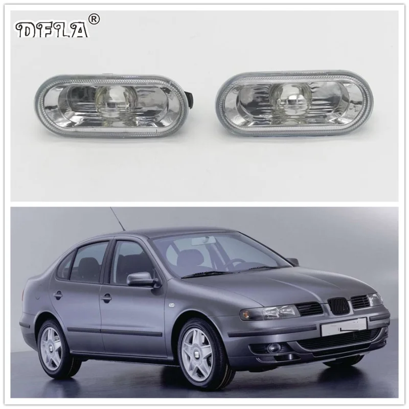 

2pcs For SEAT Toledo 1999 2000 2001 2002 2003 2004 Car-Styling Side Marker Turn Signal Light Lamp Repeater