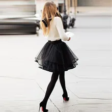 Модные тенденции Тюль Мини Для женщин Юбки для женщин Мини bouffante Леди Puff взрослая Юбки для женщин Для женщин femininas Falda рок