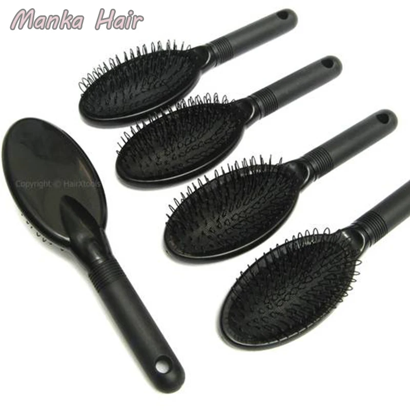 

1Pcs Angels Professional Anti-Static Loop Brush Pin Cushion Static Free For Hair Extensions/Wig Care Hair Brush Comb Hair
