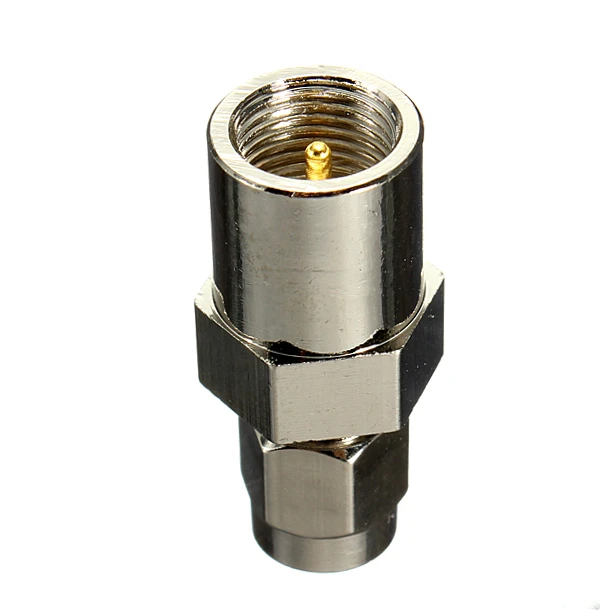 

HOT 1PC Alloy Steel FME Male Plug to SMA Male Plug Straight RF Coaxial Adapter Connector