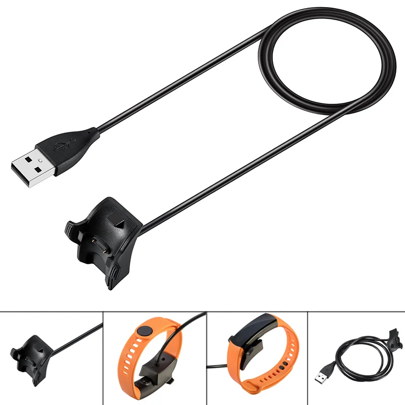 

Smart Band Bracelet Charging Cable Durable Portable 1M Replacement Charger Adapter for HUAWEI Honor 3 4 JLRJ88