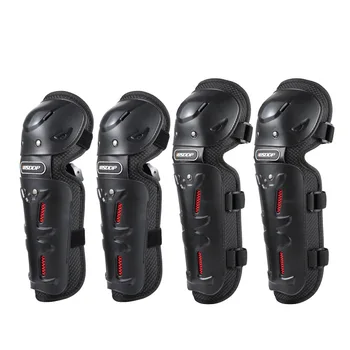 

4pcs/1lot Motocross Knee Protector Brace Protection Elbow Pad Kneepad Motorcycle Sports Cycling Guard Protector Gear Equipment
