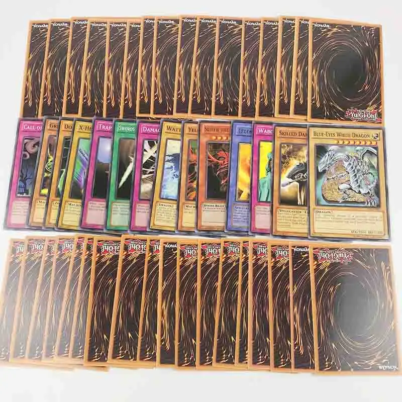 Yugioh 66pcs set Cards Egyptian God Collectible Toys for Boy Yu Gi Oh Legendary Board Game Collection Cards with Metal Box