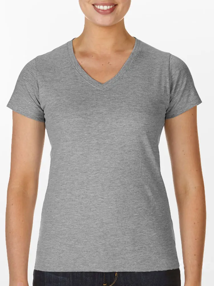 

HEE GRAND 2019 Women New 100% Cotton T-shirts V-Neck Causal Solid Breathable Summer T-shirts Short Sleeve Slim Women Top WTS1473