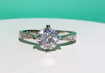 

T605 flash 925 silver ring, 5Azircon ring