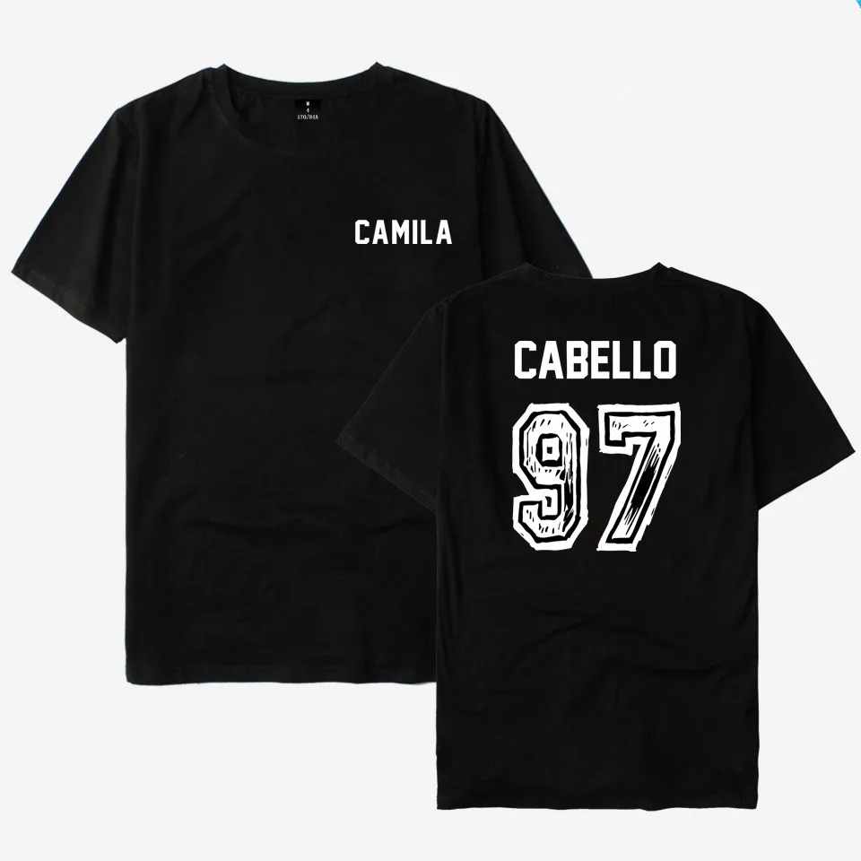 

Camila Cabello Havana t shirt men women cotton Cabello 97 t-shirt summer Fans short sleeve t shirts funny casual tshirt tops 4xl