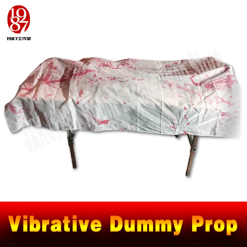 

Real life haunted House prop room escape prop vibration dummy prop from JXKJ1987 horrible theme scary room for adventurer game